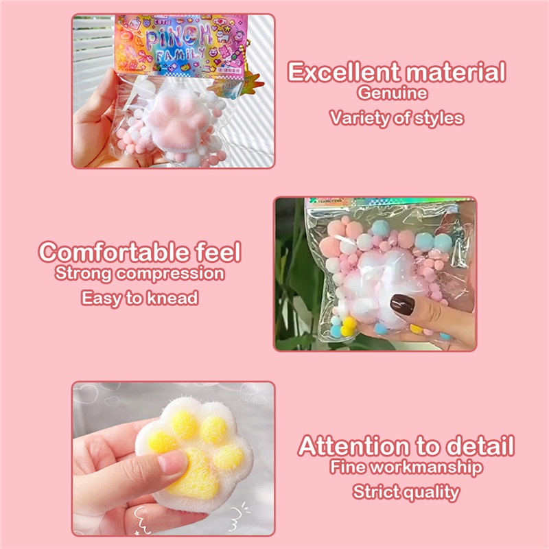 Sanrio Đồ Chơi Nắn Bóp Đàn Hồi Giảm stress Hình Thỏ Đáng Yêu