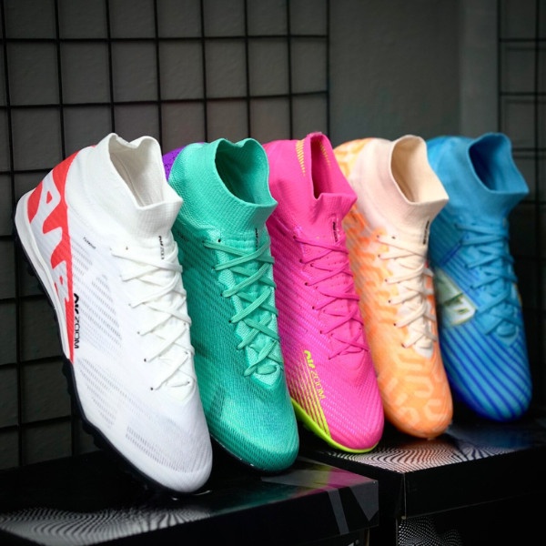 Giày bóng đá cao cổ Air Zoom Mer Superfly 9 Elite, giày đá banh cỏ nhân tạo nam đã khâu đế - 2EVSHOP