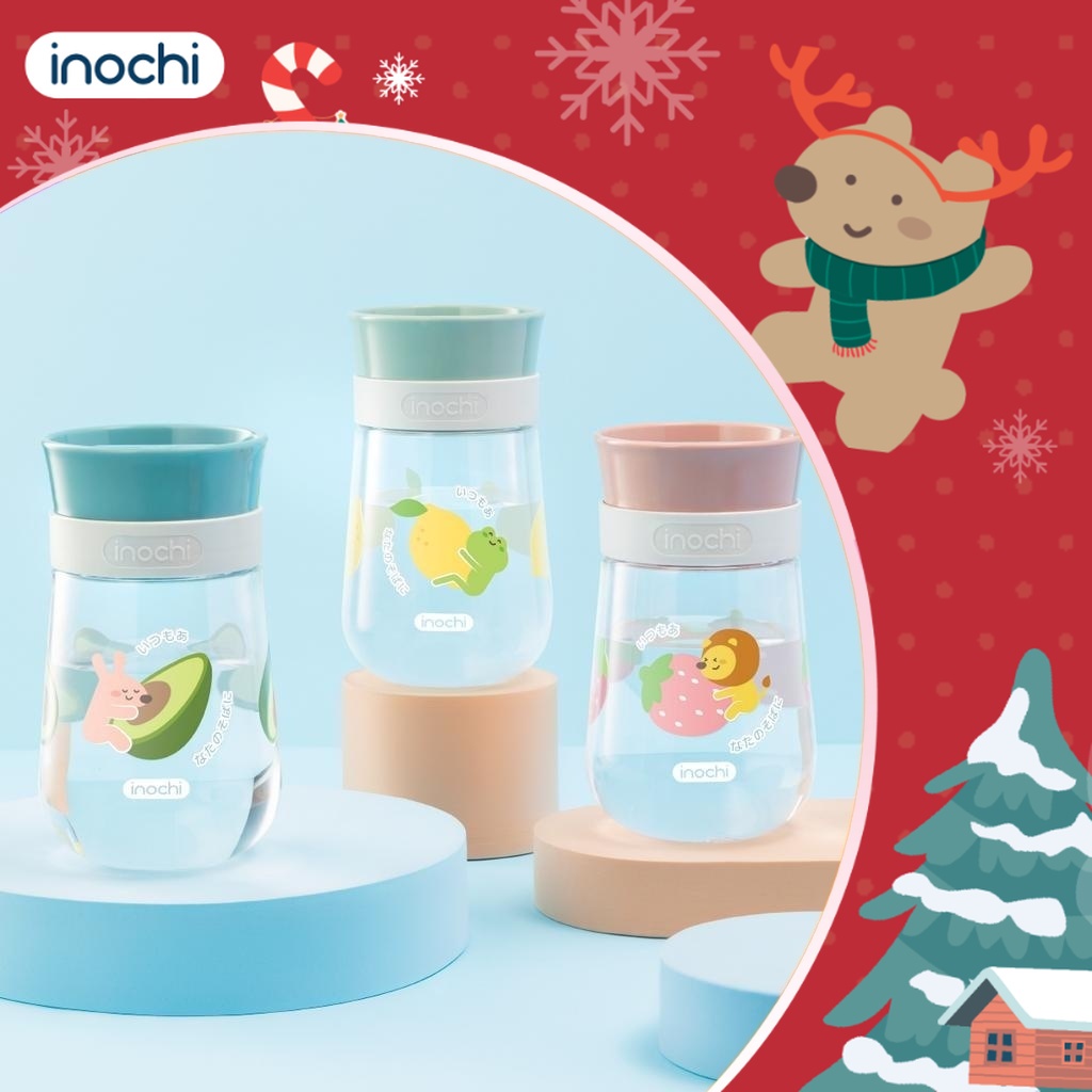 Bình tập uống thông minh Inochi - Goki Circle 350ml