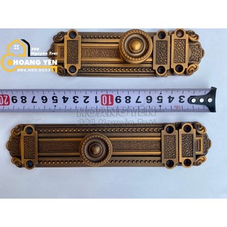 Chốt ngang cửa gỗ, nhôm, sắt, chốt cửa, chốt an toàn màu đồng tân cổ điển 16cm/ 20cm