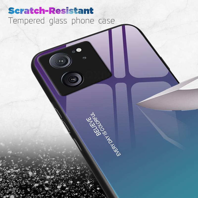 Ốp Điện Thoại Mặt Kính Cho xiaomi 13t pro xiaomi mi 13t 13 pro 13 ultra 5g