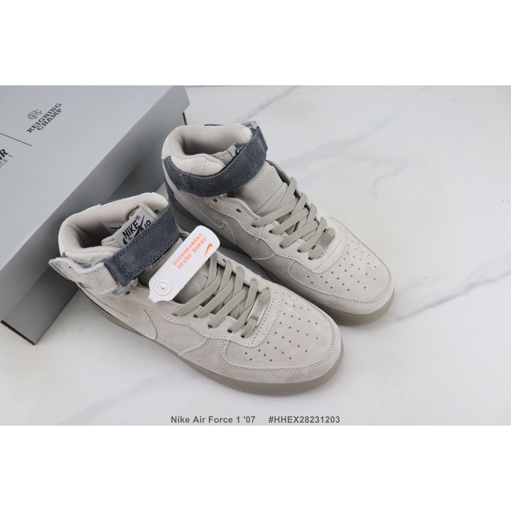 Giày Thể Thao Nike air force 1 '07 af1 Da Lộn Cổ Cao Có Size 36-45