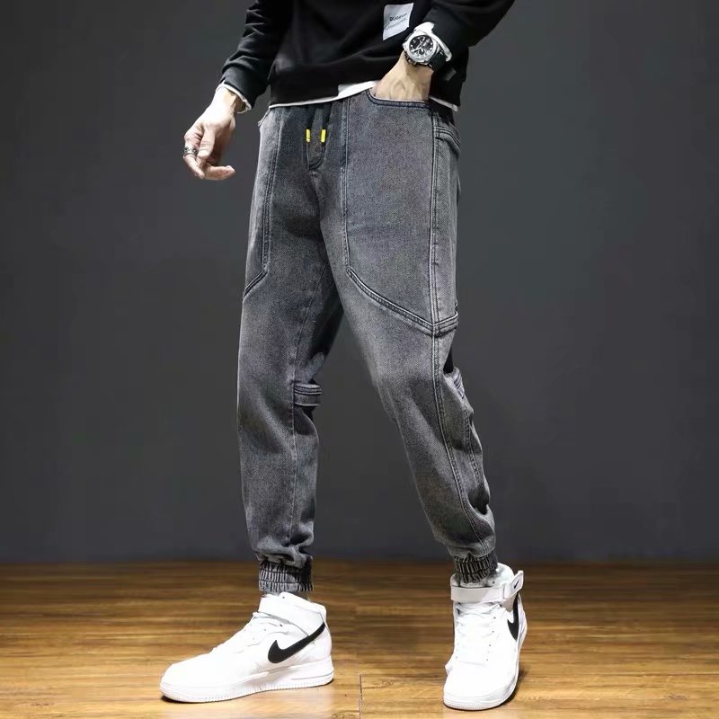 Quần Thể Thao Ống Rộng Lót Nhung Thời Trang Thu Đông 2023 Cho Nam