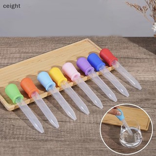 [ceight] Ống Hút Silicon 5ml Chống Sặc Có Thang Đo Cho Phòng Thí Nghiệm