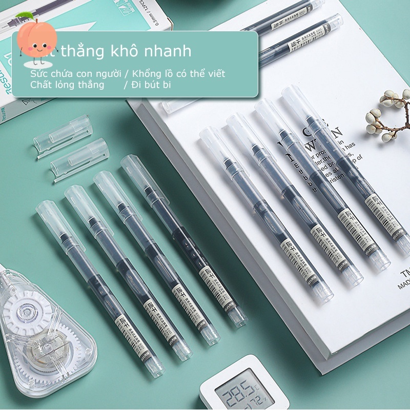 Bút mực gel Resun ngòi 0.5mm dùng cho học sinh, sinh viên, nhân viên văn phòng 3 màu Xanh/đỏ/đen PEA