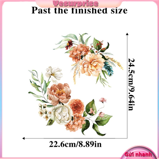 Sticker Tự Dính Dán Nắp Bồn Cầu toilet Phòng Tắm 20 X 30Cm