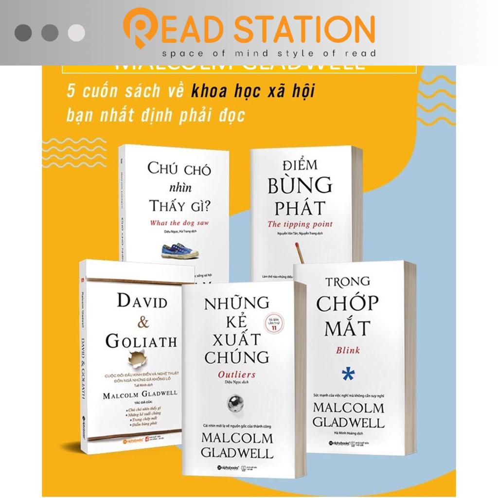 Sách: Tâm Lý Học Ứng Dụng - Malcolm Gladwell (Lẻ 6 Cuốn - Tái Bản Mới Nhất)