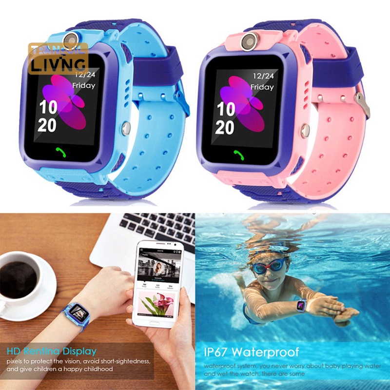 Đồng Hồ Thông Minh q12 Chống Thấm Nước ip67 Phù Hợp Làm Quà Cho ios android M ios Cho Trẻ Em