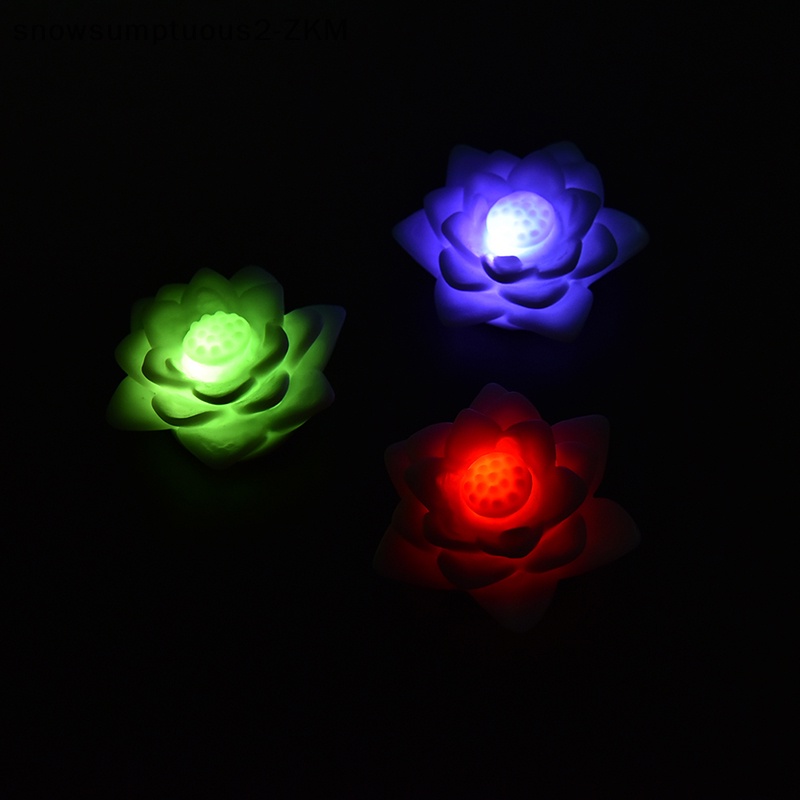 # Snow # Đèn led Hoa Sen Thay Đổi 7 Màu Lãng Mạn.