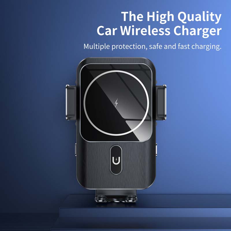 Giá Đỡ Điện Thoại Kiêm Sạc Nhanh Không Dây 15w qi Cho iphone 15 / 14 / 13 / 12 series