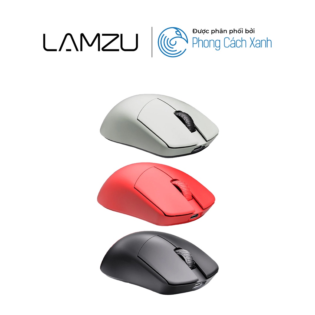 Chuột không dây siêu nhẹ Lamzu Maya | Hỗ trợ 4KHz - Hàng chính hãng