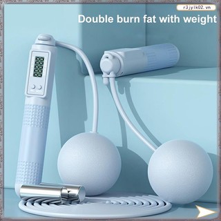[g R z y] Dây Nhảy Đếm Trọng Lượng Không Dây Thông Minh Cho Nhà Ở