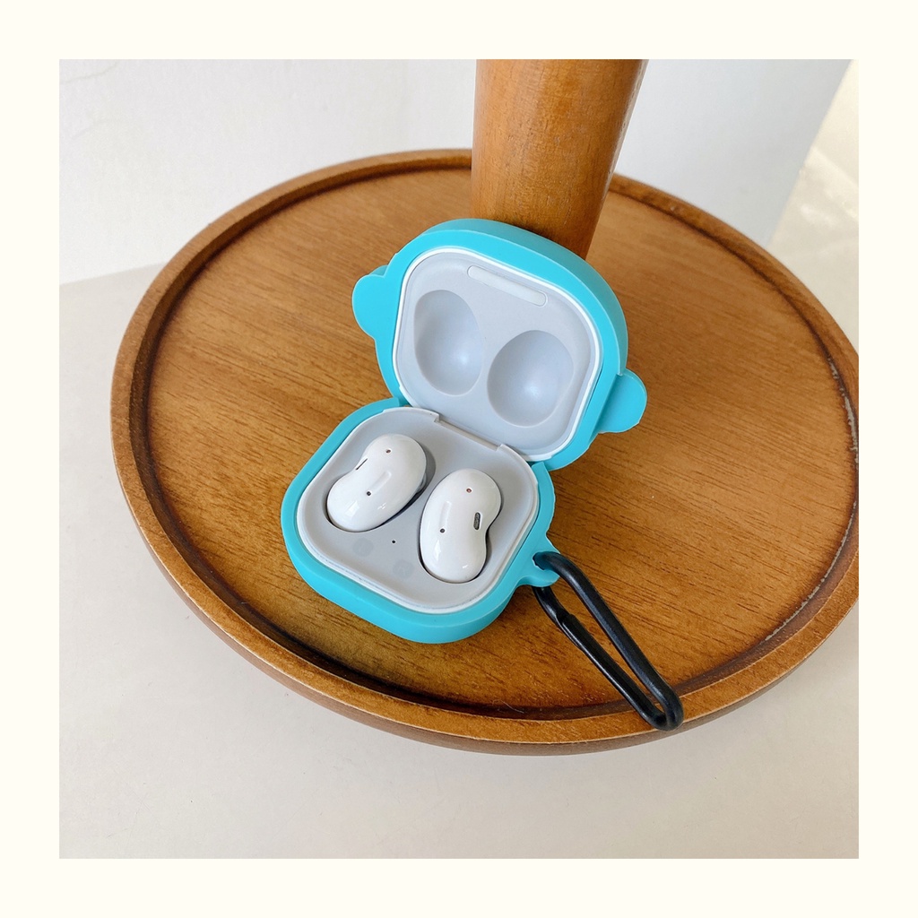For Samsung Galaxy Buds FE Buds 2 Pro Live Case Earphone Protective Cover Anti-fall Soft Silicone Wireless Bluetooth Earbuds Carrying