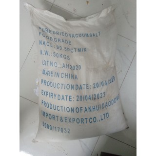 1kg Muối NaCl - natri clorua - sodium chloride. Sodium Chloride 99% . Muối tinh khiết NaCl
