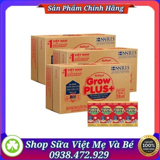 Nutifood growplus đỏ tăng cân khoẻ mạnh 180ml - dành cho trẻ trên 1 tuổi - -