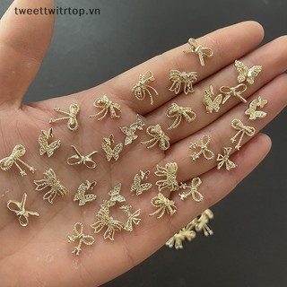 Hạt Đá 3D Hình Nơ Trang Trí Móng Tay Nghệ Thuật