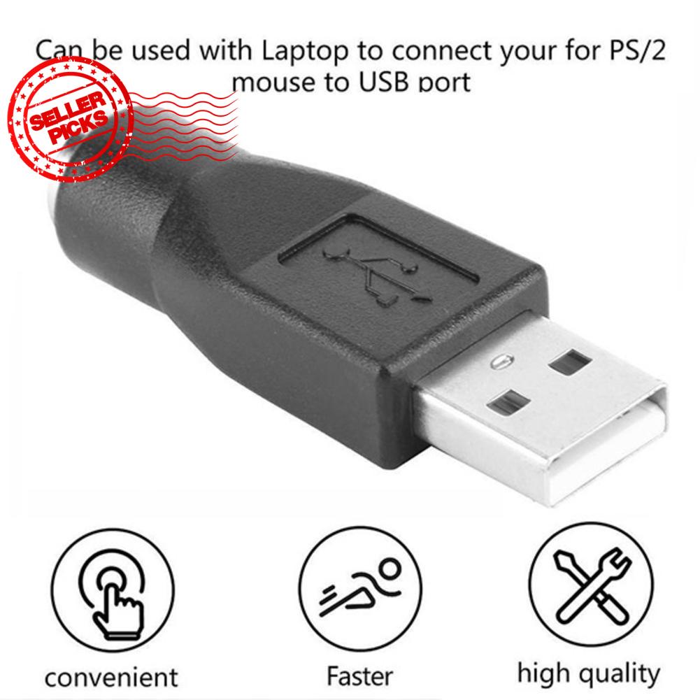 Đầu ChuyểN USB Sang PS2 6Pin V7P1 - MàU Đen