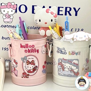 Hộp Đựng Bút Bằng Nhựa Hình Cinnamoroll Hello Kitty Sanrio Dễ Thương