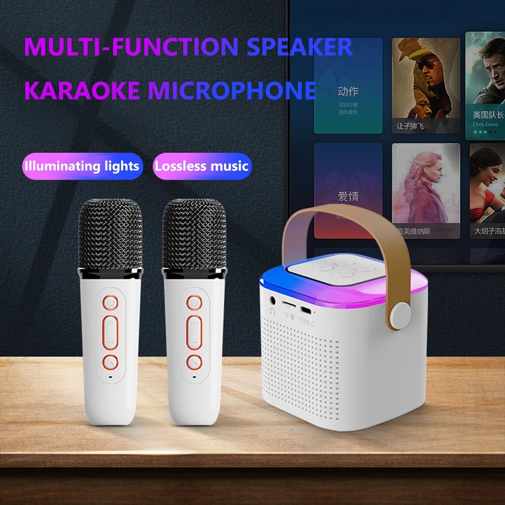 Loa Bluetooth Không Dây Kèm 2 Micro Chất Lượng Cao