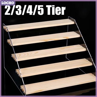 Giá đỡ trưng bày mô hình trưng bày bằng gỗ acrylic trong suốt