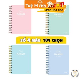 Sổ kế hoạch Klong A5 160 trang Study Planner MS 946 [Chọn Màu] VPPTUEMINH, vở lò xo kép bìa cứng