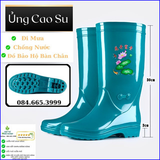 Ủng cao su đi mưa ~ ủng lao động ủng đi mưa chống nước chống trượt ~ ủng tàu nội địa trung cao cấp .