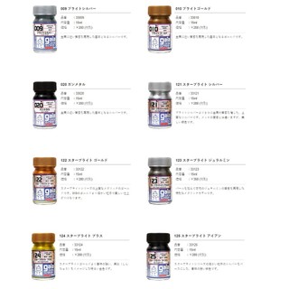 SƠN LACQUER GAIANOTES - MÀU NHỦ KIM LOẠI METALLIC COLOR 15ML
