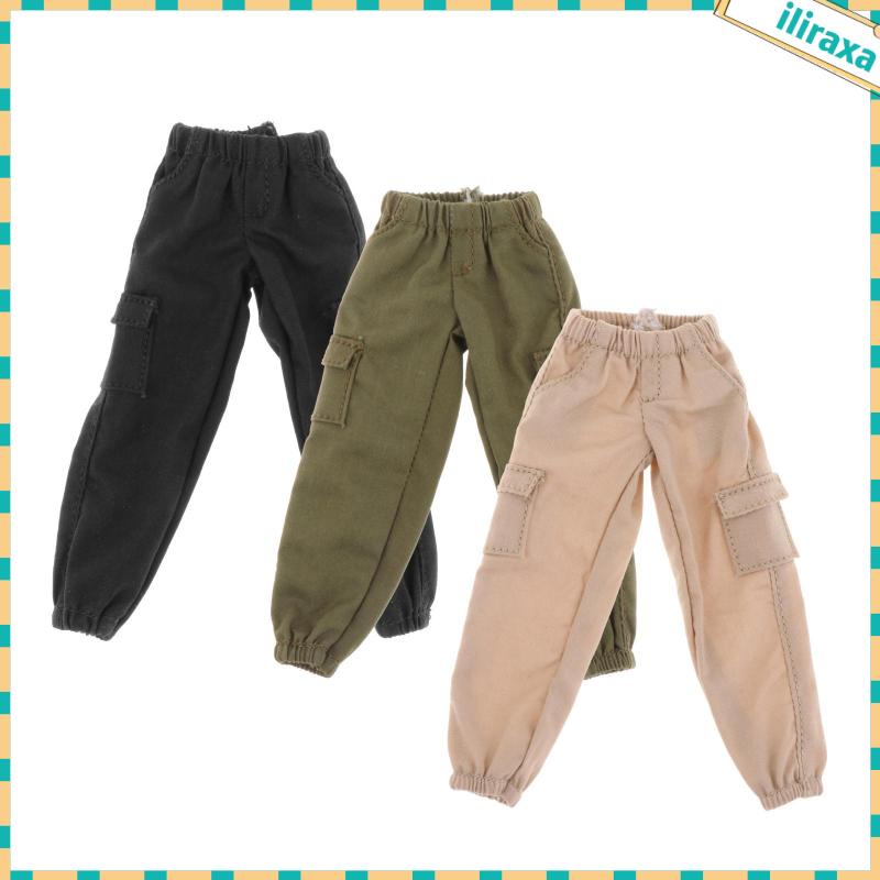 Thu Nhỏ Búp Bê Quần Trang Phục Phụ Kiện 1 / 12 Nam Hình Quần Cho 6 Inch Búp Bê Nhân Vật Hành Động Hình Phụ Kiện