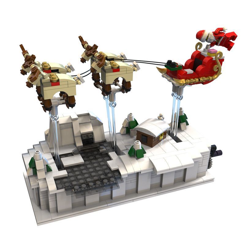 Bộ Đồ Chơi Xếp Hình lego Hình Ông Già Noel Giáo Dục Cho Bé