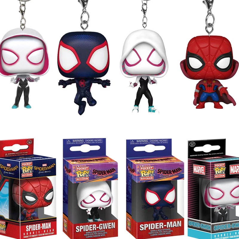 Funko pop Móc Khóa Mô Hình Nhân Vật Người Nhện Độc Đáo