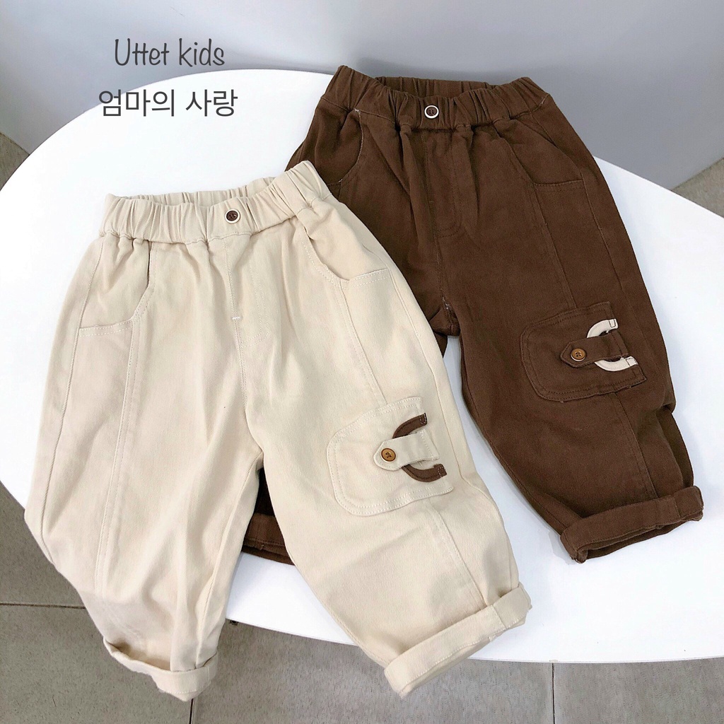 QUẦN KAKI PHONG CÁCH HÀN QUỐC DÀNH CHO BÉ GÁI VÀ BÉ TRAI  6332