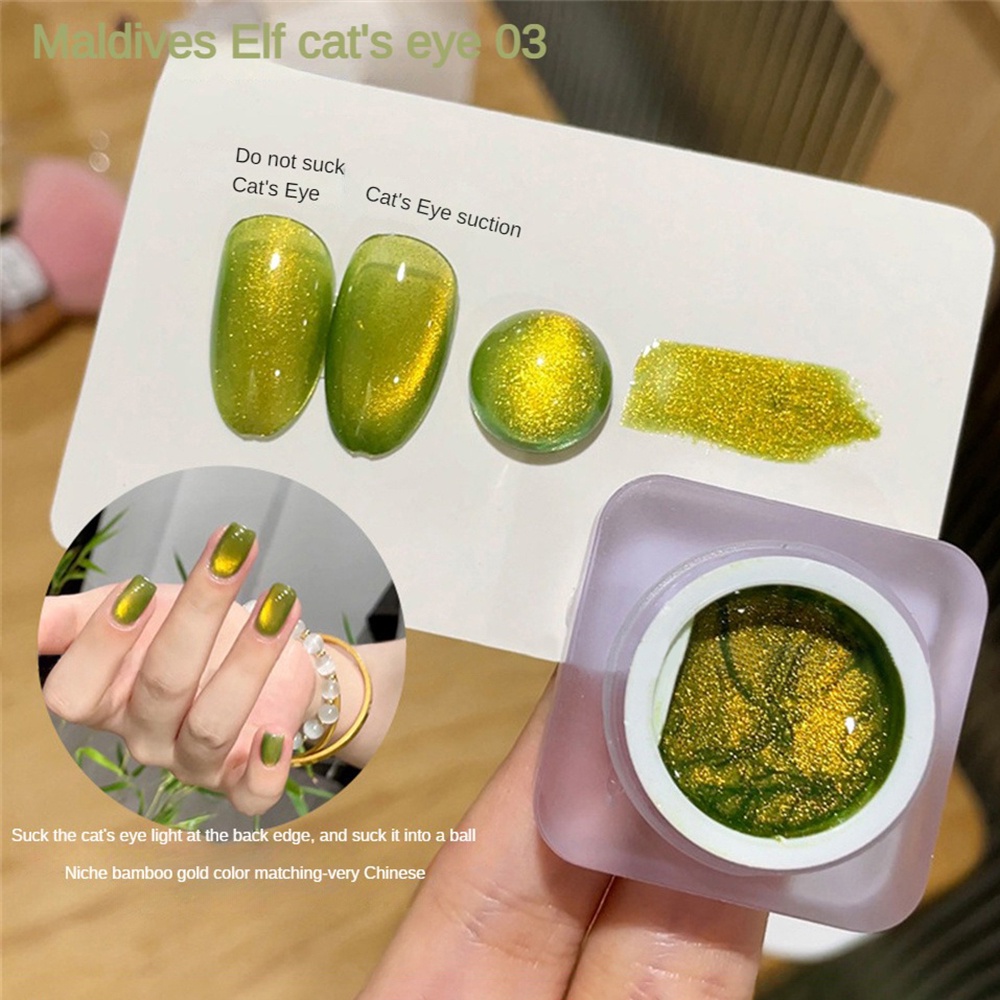 ✧Ready Stcok Xeijayi Cat&#39;s Eye Series Nail Polish Gel Flower God Human Moon Danyin Mei Blue Candy Chitose Green Canned Phototherapy Glue Nail Art For Nail Shop 6ml CAO HƠN