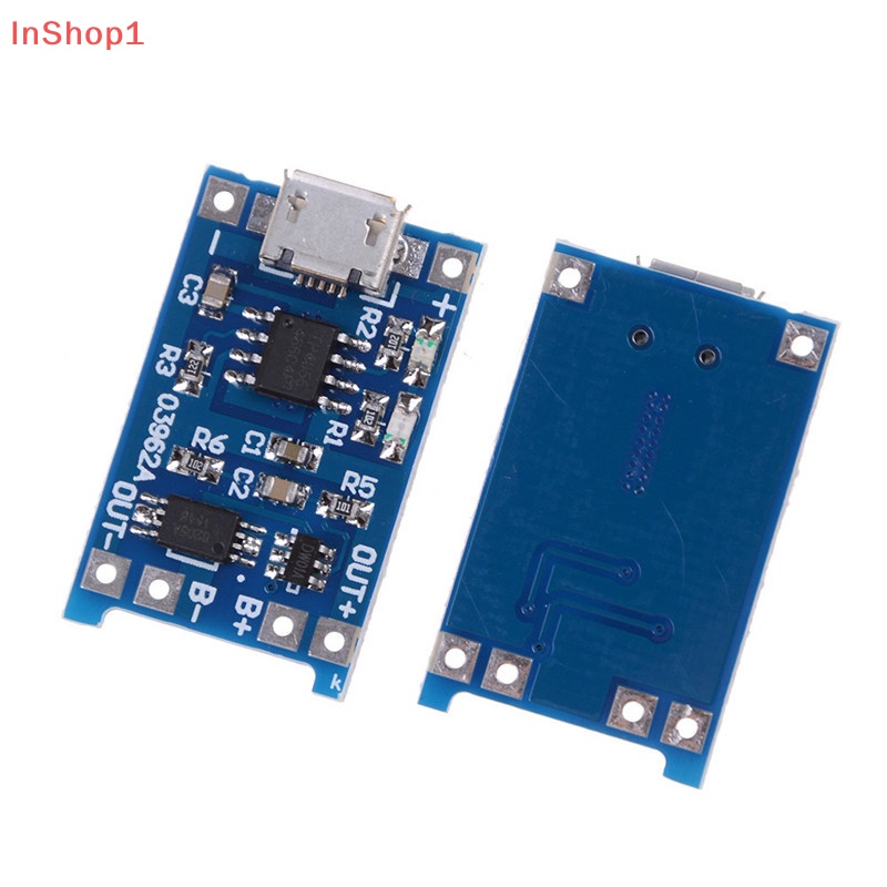 Bộ 2 Bảng Mạch Sạc 5v micro usb 1a 18650 lithium