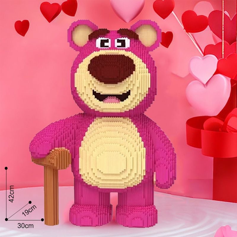 Lego Bộ Đồ Chơi Lắp Ráp Gấu Dâu Tây Dễ Thương