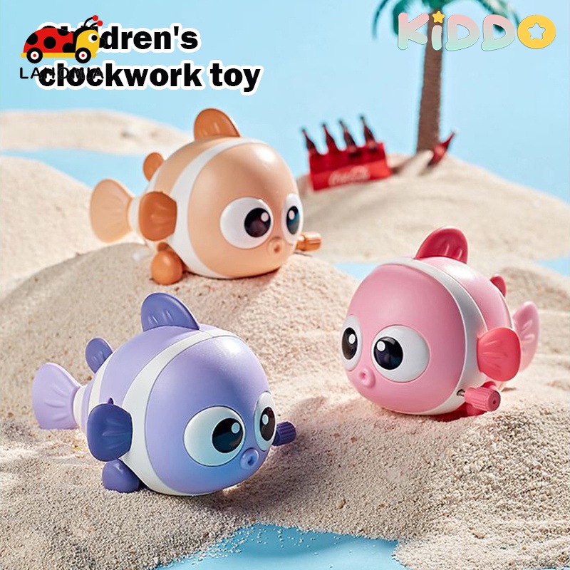 LAHOMIA Đồ Chơi Bồn Tắm Hình Cá Lên Dây Cót Vui Nhộn Cho Bé