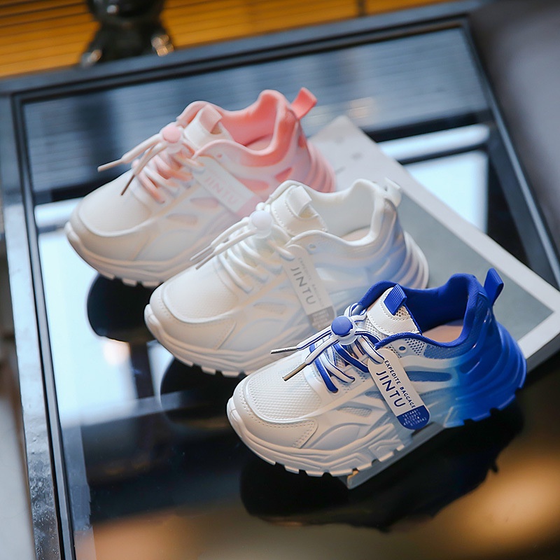 Giày Thể Thao Đế Mềm Phối Lưới Thoáng Khí Thời Trang Mùa Hè 2023 Cho Bé