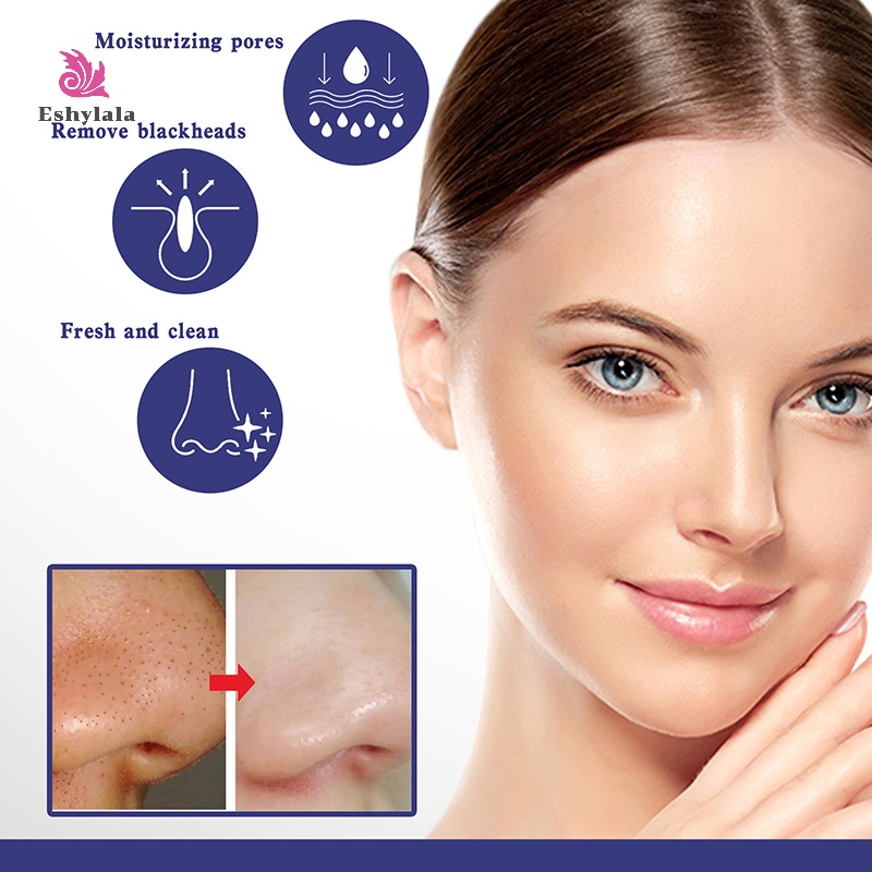 Bộ 6 Mặt Nạ Lột Mụn Đầu Đen Mũi Làm Sạch Sâu Se Khít Lỗ Chân Lông Chăm Sóc Da Hiệu eshylala Dành Cho Nam Và Nữ