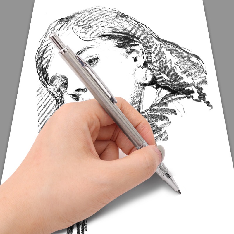 1 Bút Chì Kim Loại 0.5 / 0.7 / 0.9 / 1.3 / 2.0 / 3.0mm