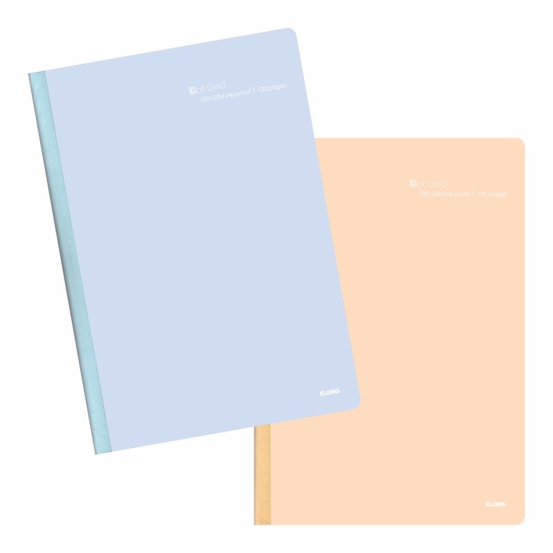 Vở tập viết giấy chấm dot 100gsm tiện lợi 80/120/200 trang may dán gáy B5 KLONG