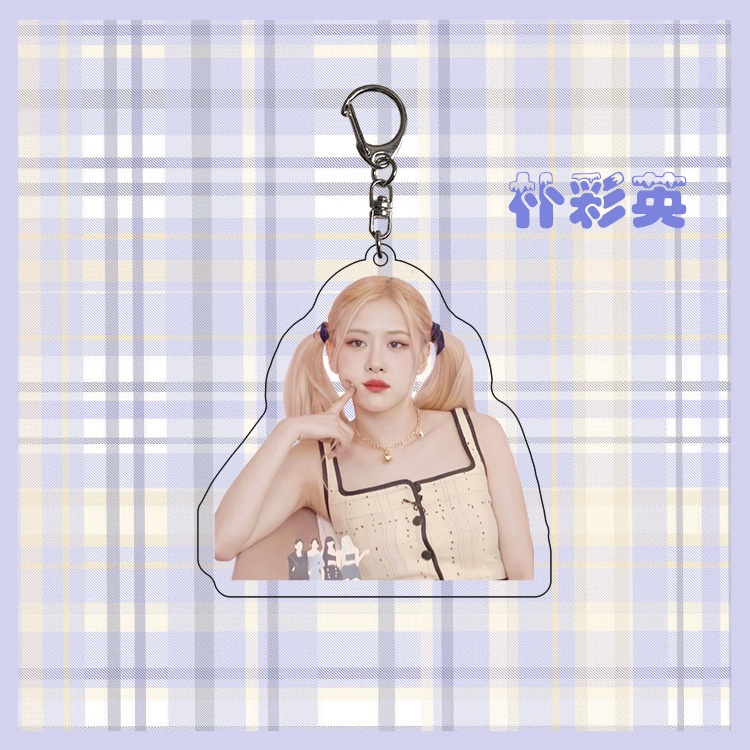 Móc Khóa Hình Nhóm Nhạc KPOP Blackpink Xinh Xắn ANISHOP