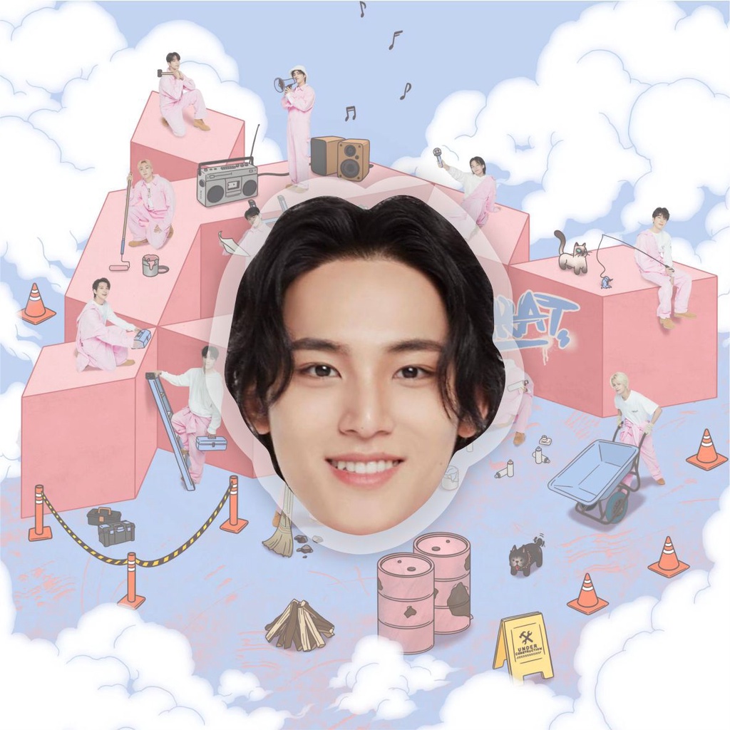 Giá Đỡ Điện Thoại Bằng Acrylic Hình Nhóm Nhạc Seventeen Độc Đáo ANISHOP