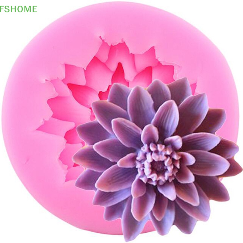 Khuôn silicone Hình Hoa Cúc Làm Bánh / Xà Phòng Fshn