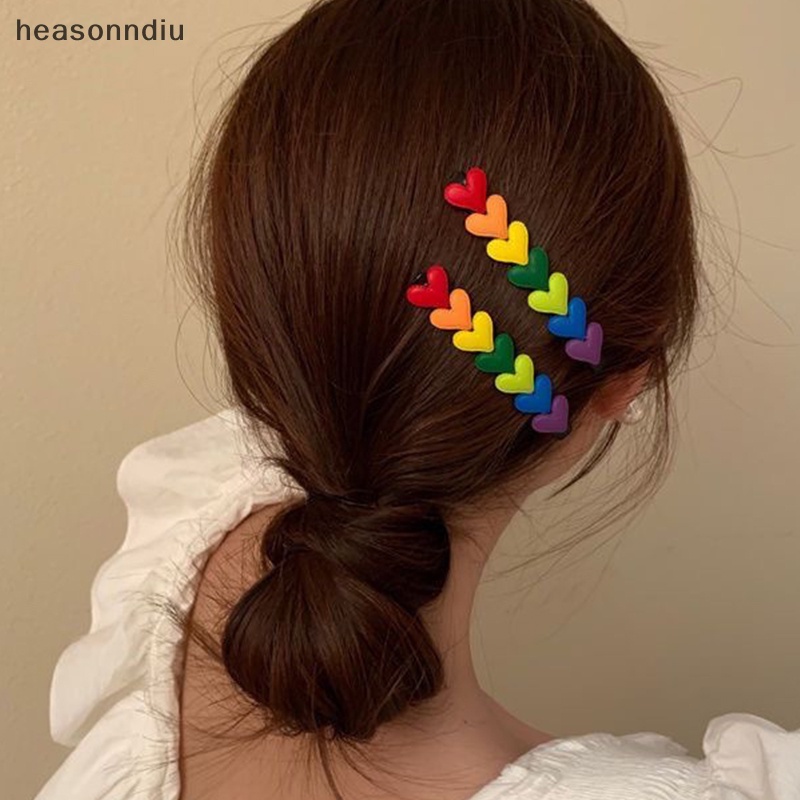 Kẹp Tóc Hình Trái Tim Phong Cách Hàn Quốc Dễ Thương Cho Nữ vn