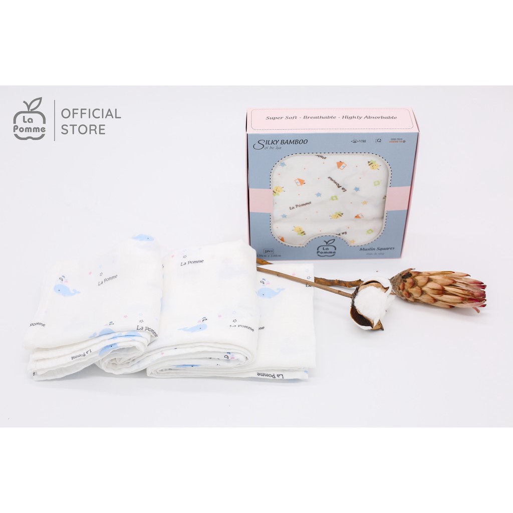 La Pomme - K003 Khăn đa năng sợi tre lụa  La Pomme LP