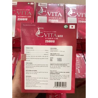 Viên Uống Vitamin E Đỏ 2500IU ( Hộp 30 Viên )