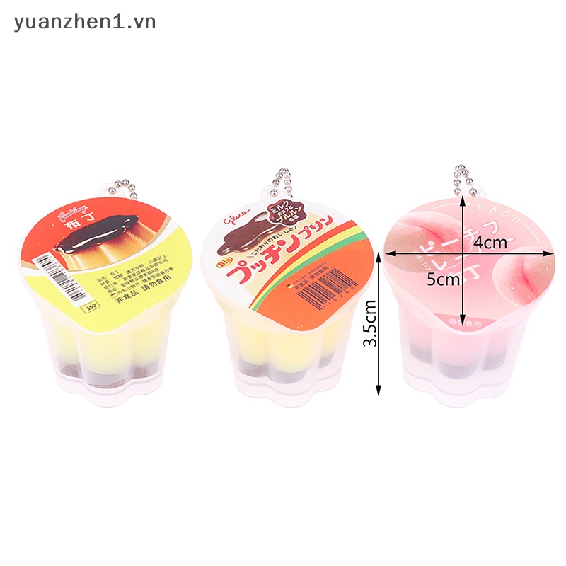 Zhen Móc Khóa Mặt Đồ Chơi Giải Tỏa Căng Thẳng Hình Thức Ăn Mới Lạ Trang Trí Ba Lô Giảm Căng Thẳng vn