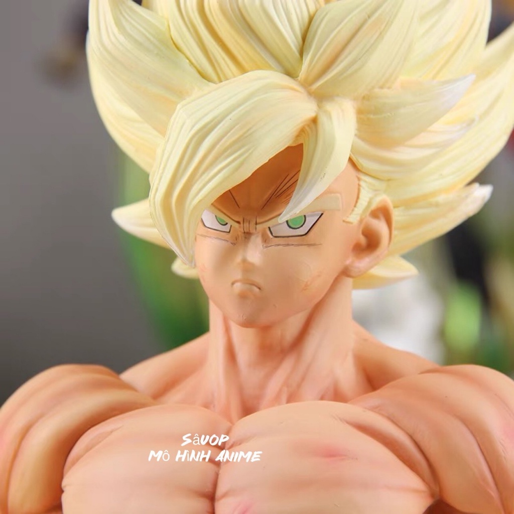 Mô hình Son Goku Namek 2 đầu 2 thân thay thế cao cấp cao 42cm hàng mới nhất  SẴN HÀNG