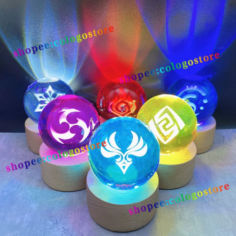 Genshin Quả Cầu Pha Lê Hóa Trang Nhân Vật Anime cryo Nendoroid