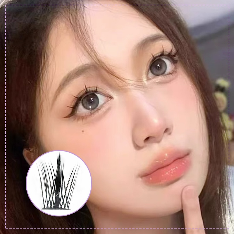 FEPO Set 10 hàng lông mi giả FEPO 3D dày tự nhiên 4mm-11mm