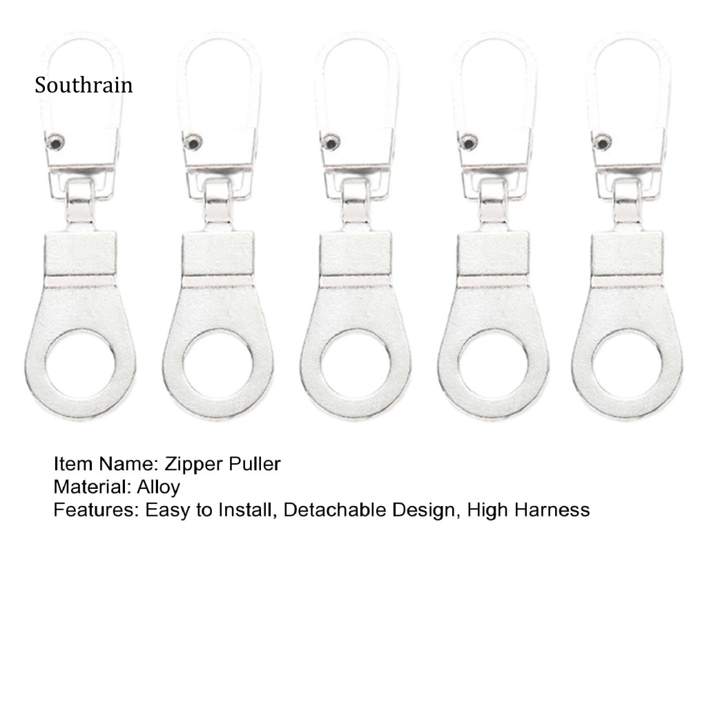 Bộ 5 Cái Khóa Kéo Dài Có Thể Tháo Rời Dùng Để May Túi Xách / Balo Đi Học diy